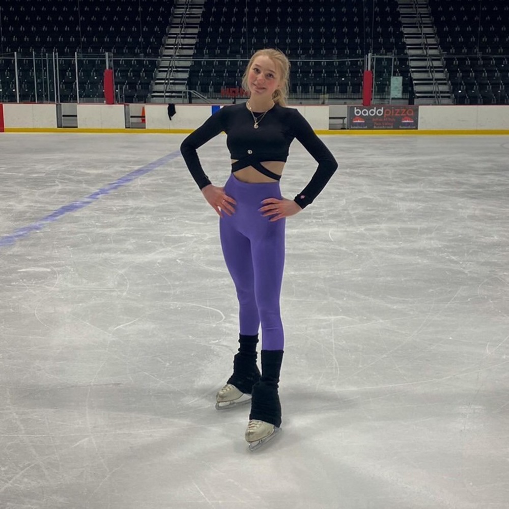 Purple KAILIfitswimwear push up leggings
